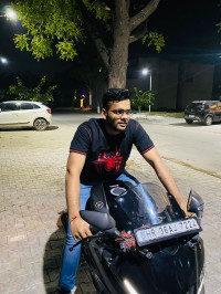 Black Yamaha YZF R15 V3 BS6