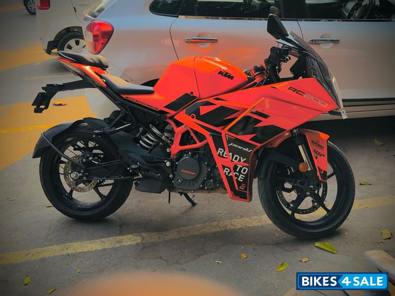 Orange Black Combination KTM RC 200 GP