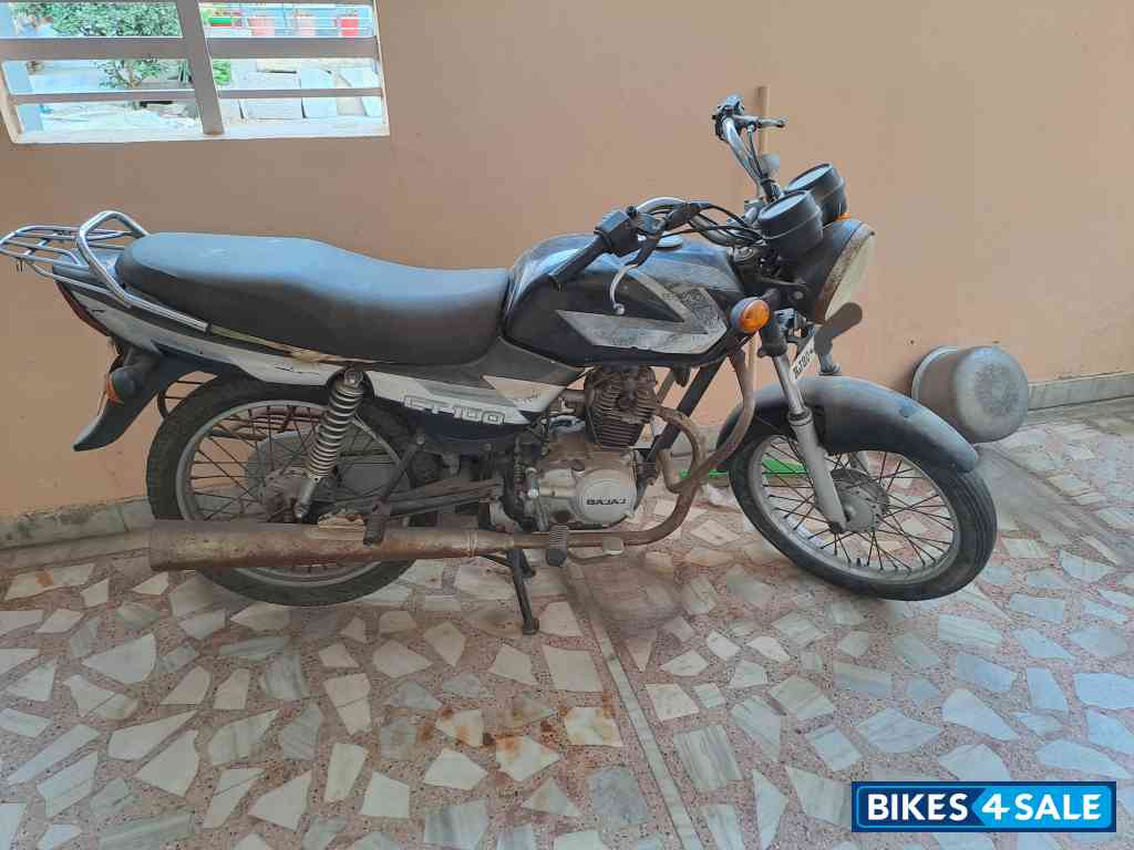 Black And Silver Bajaj CT 100