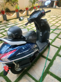 Blue Honda Activa 6G Dlx