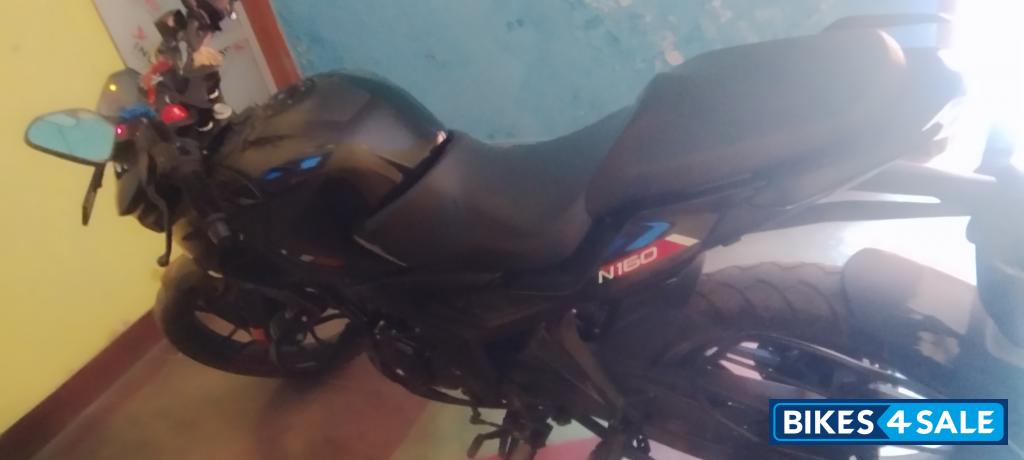 Black Bajaj Pulsar N160 Dual Channel ABS