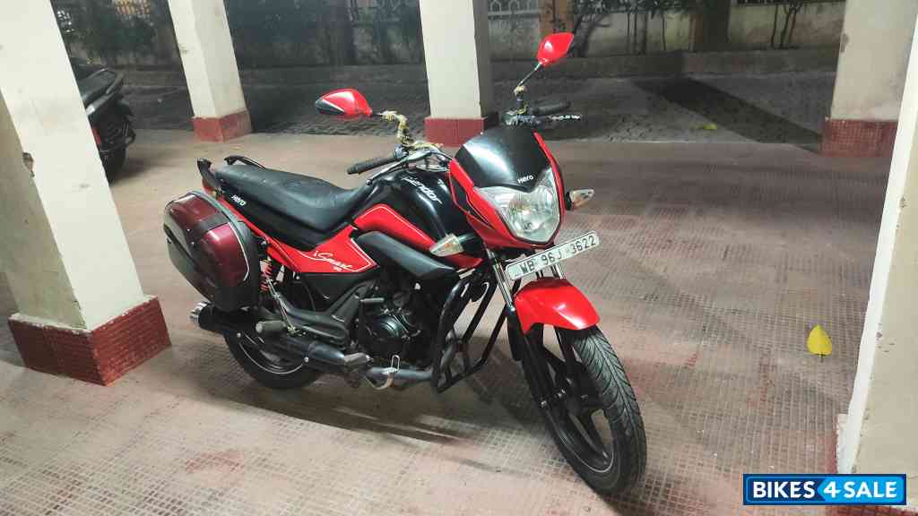 Red And Black Hero Splendor iSmart 110