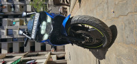 Blue Suzuki Gixxer SF