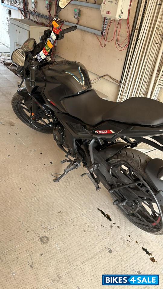 Black Bajaj Pulsar N160 Dual Channel ABS