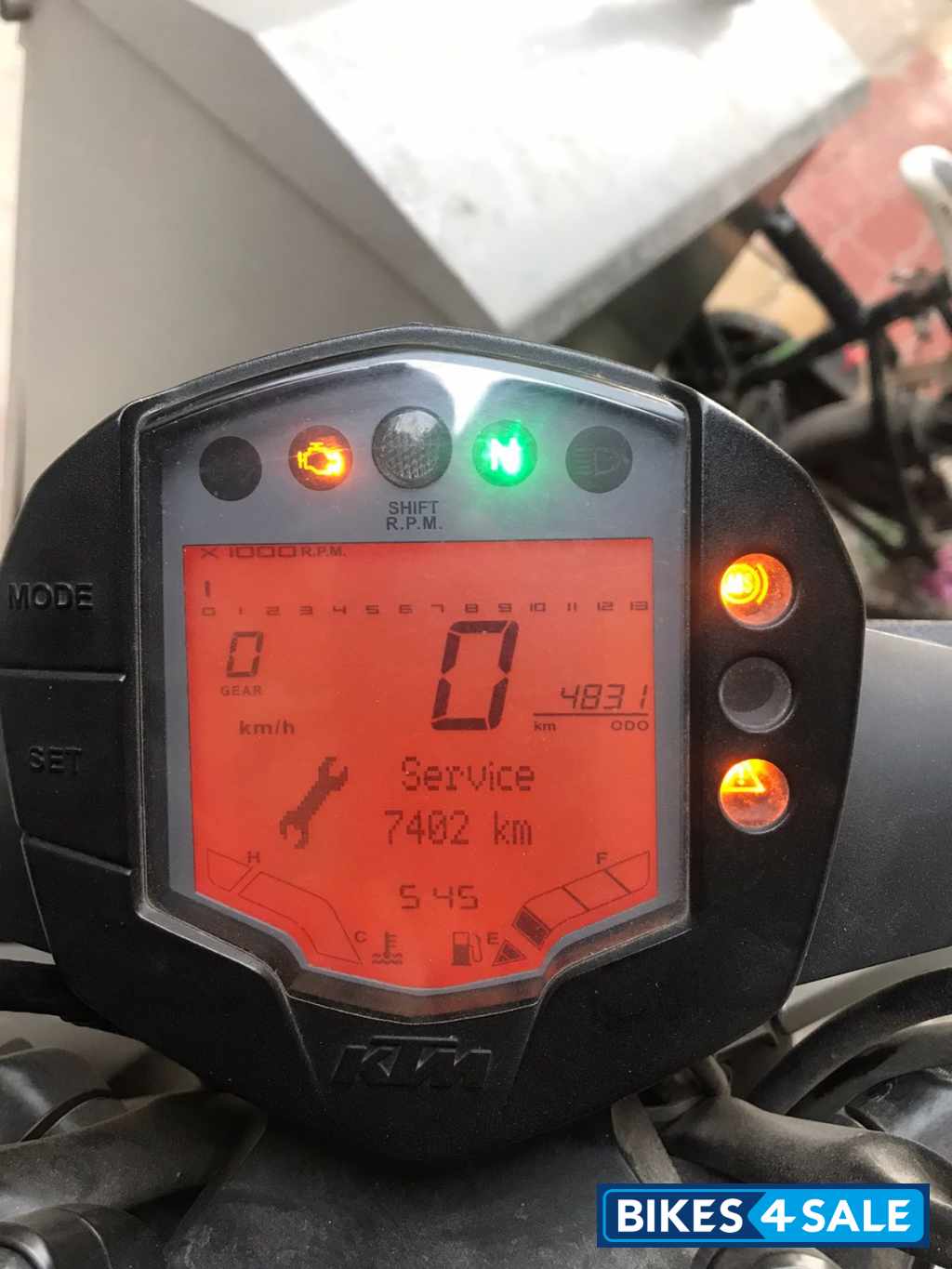 Silver Metallic Matt KTM Duke 250 2020