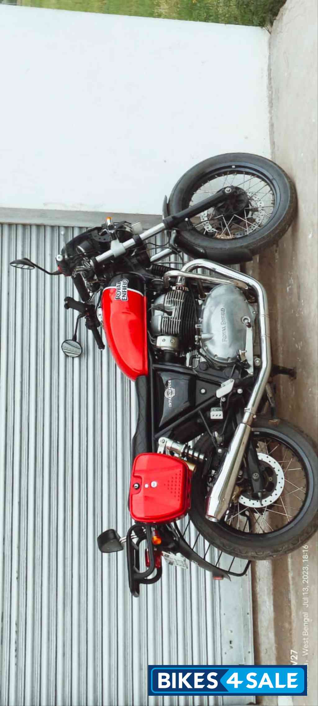Red Royal Enfield Interceptor 650 Twin