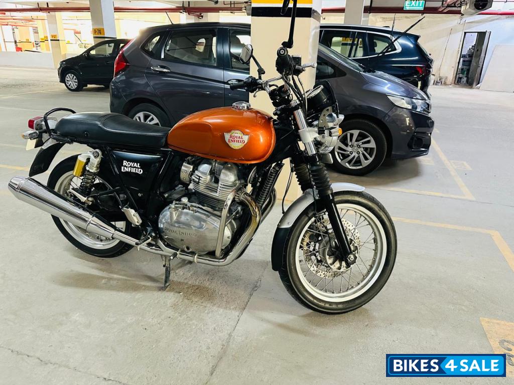Orange Crush Royal Enfield Interceptor 650 Twin