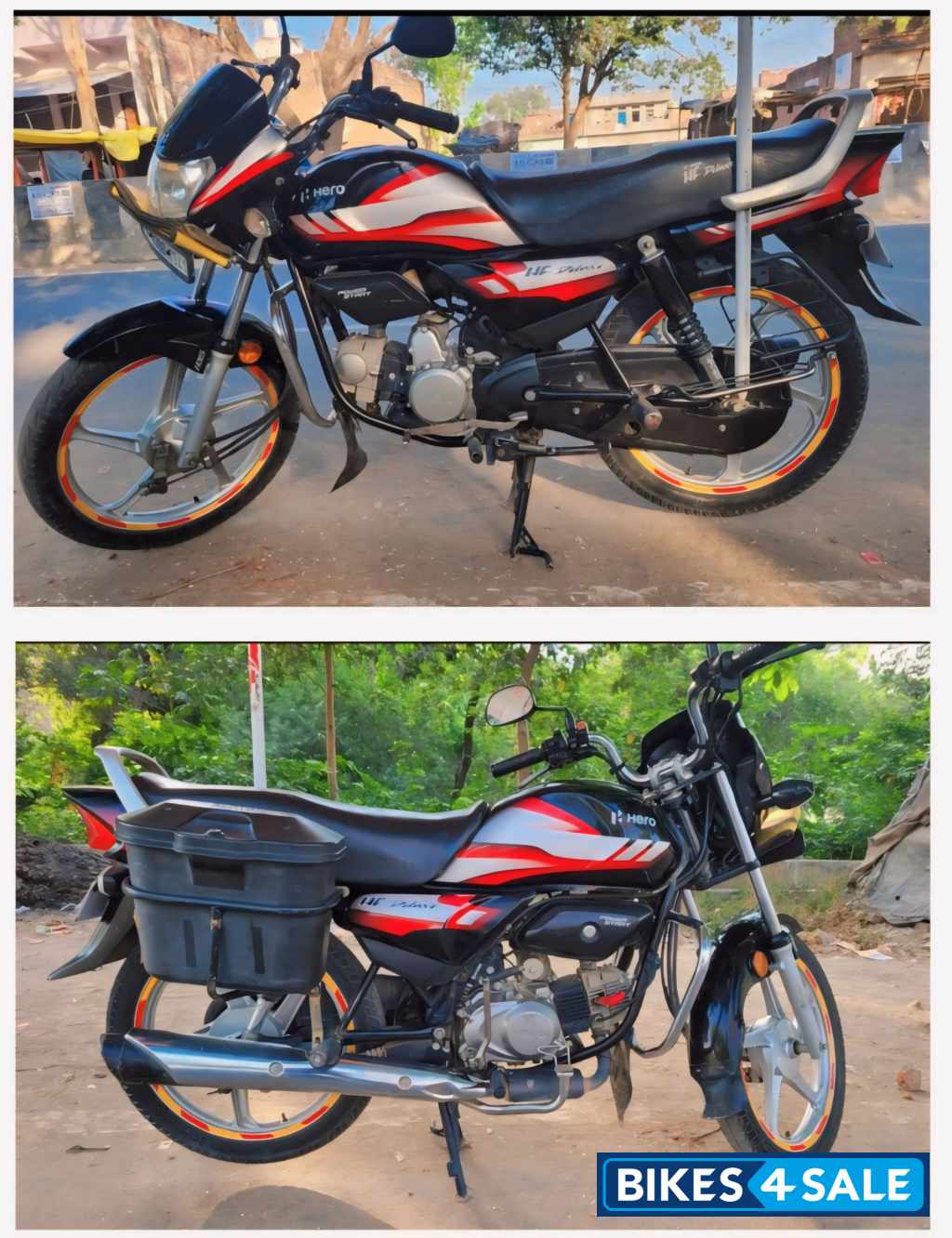 Red Black Hero HF Deluxe BS6