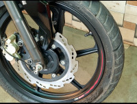 Black TVS Apache RTR 160 4V BS6