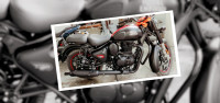 Matte Stealth Black Royal Enfield Classic 350 Dual Channel BS6