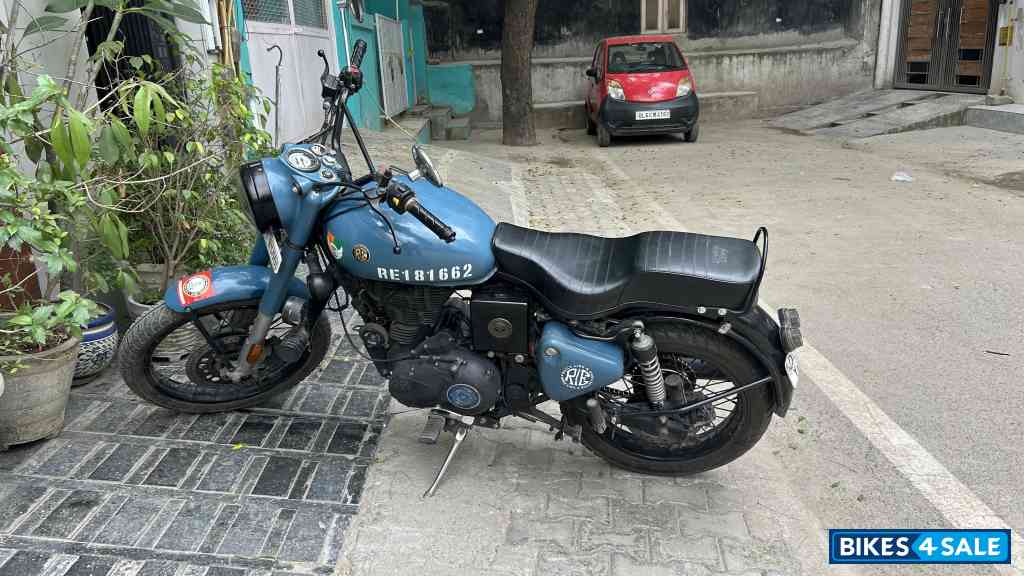 Blue Royal Enfield Classic Signals Airborne Blue