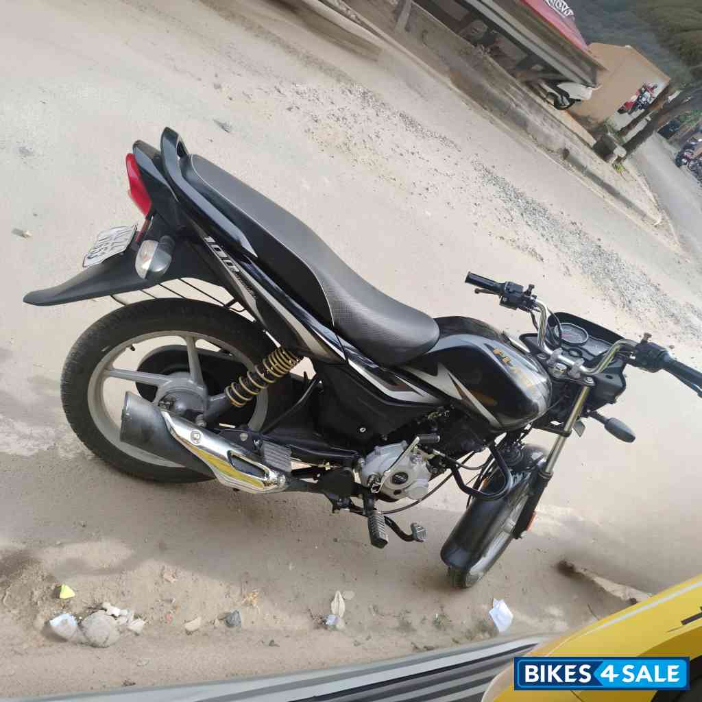 Ebony Black With Sil Bajaj Platina 100 ES BS6