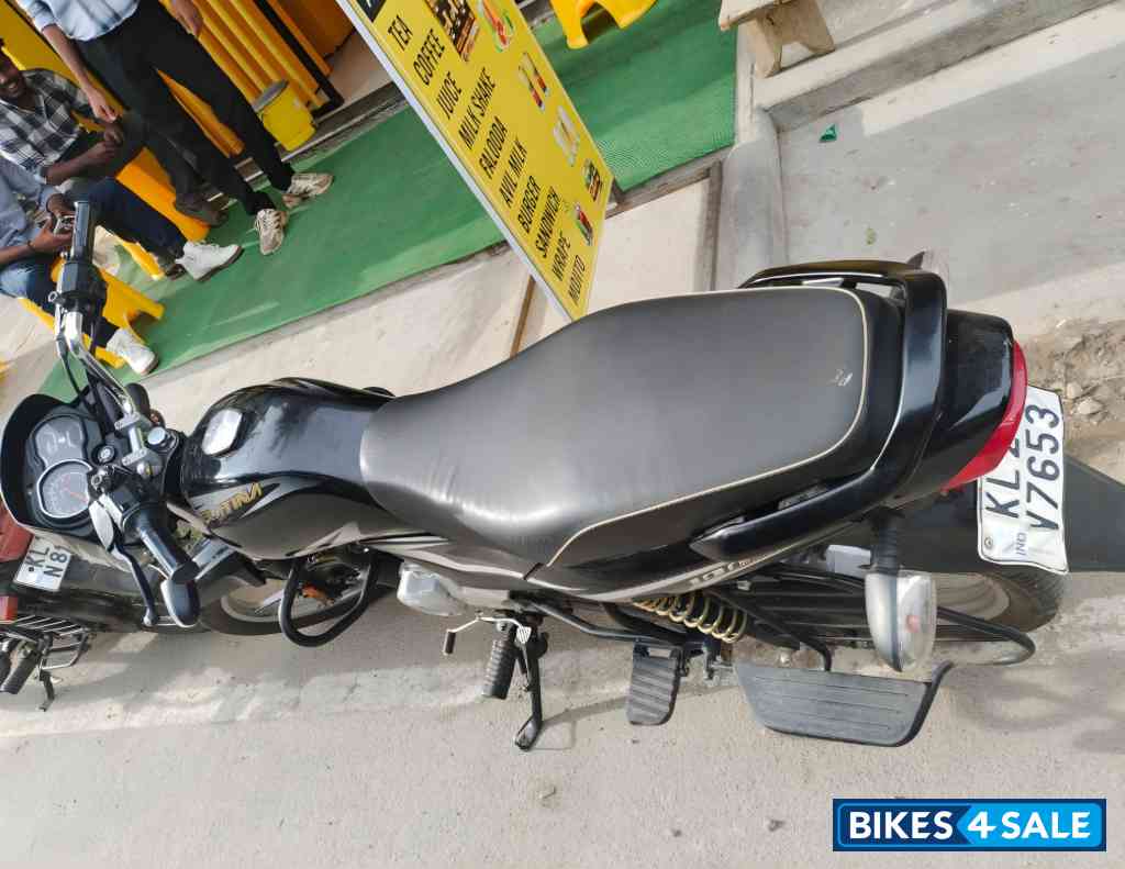 Ebony Black With Sil Bajaj Platina 100 ES BS6