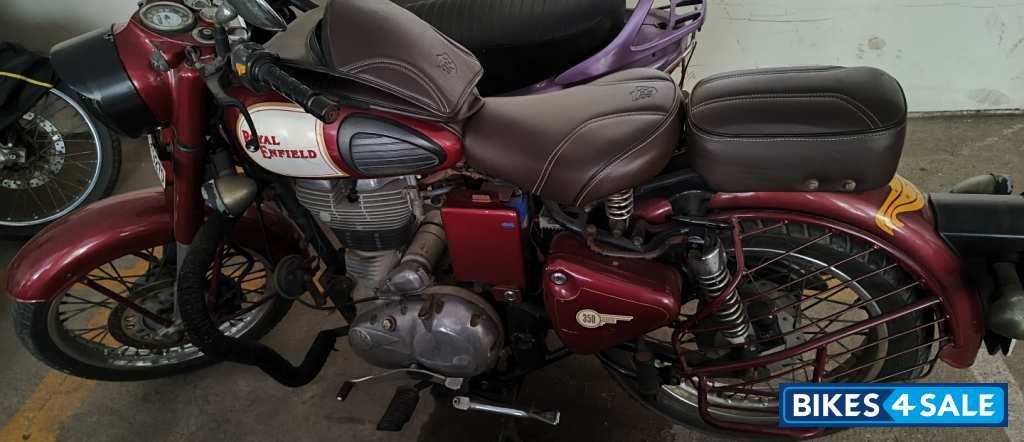 Maroon Royal Enfield Classic 350