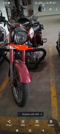 Maroon Royal Enfield Classic 350
