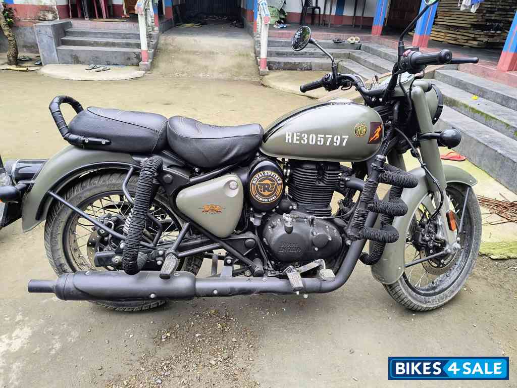 March Grey Royal Enfield Classic 350 Dual Channel BS6