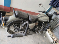 March Grey Royal Enfield Classic 350 Dual Channel BS6