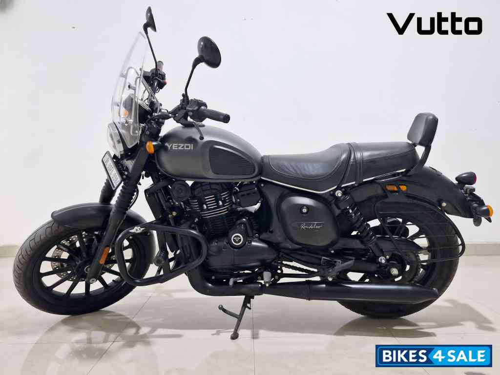 Grey Yezdi Roadster Dark