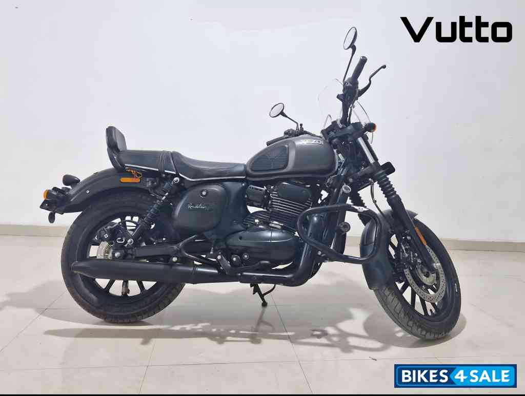 Grey Yezdi Roadster Dark