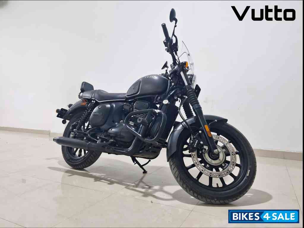 Grey Yezdi Roadster Dark