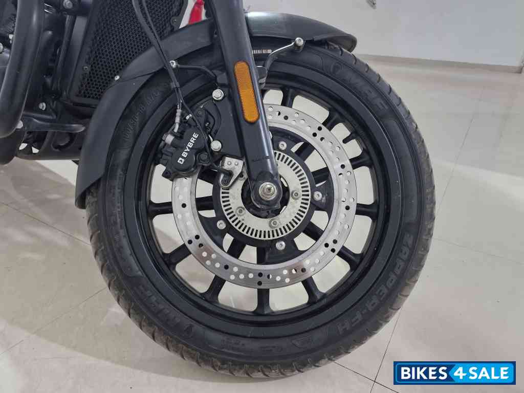 Grey Yezdi Roadster Dark