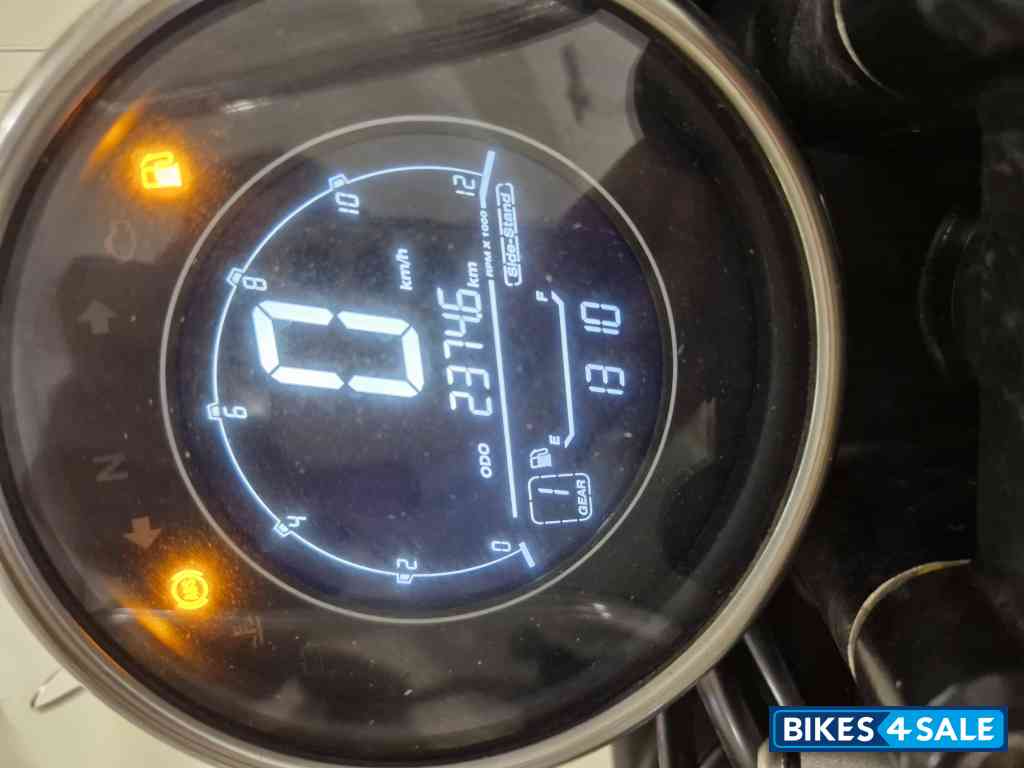 Grey Yezdi Roadster Dark