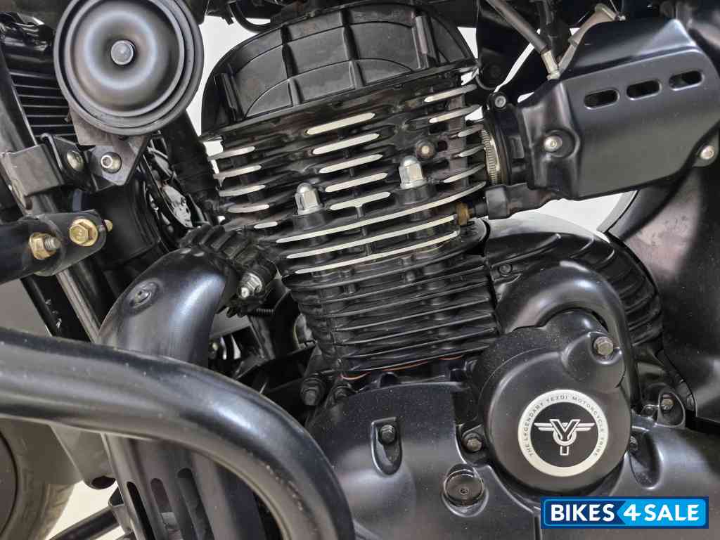 Grey Yezdi Roadster Dark