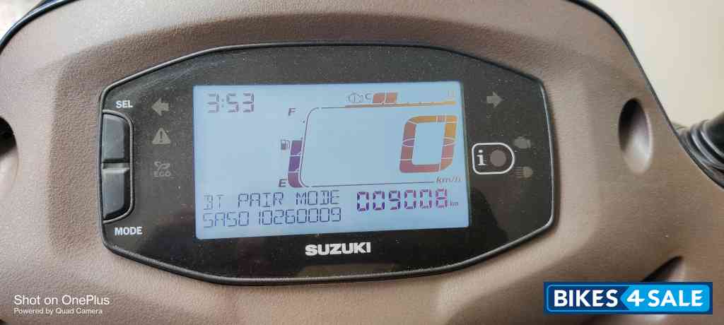 Pearl Moon Stone Grey Suzuki Access 125 Bluetooth Enabled