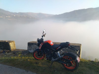 Orange And Black KTM Duke 125