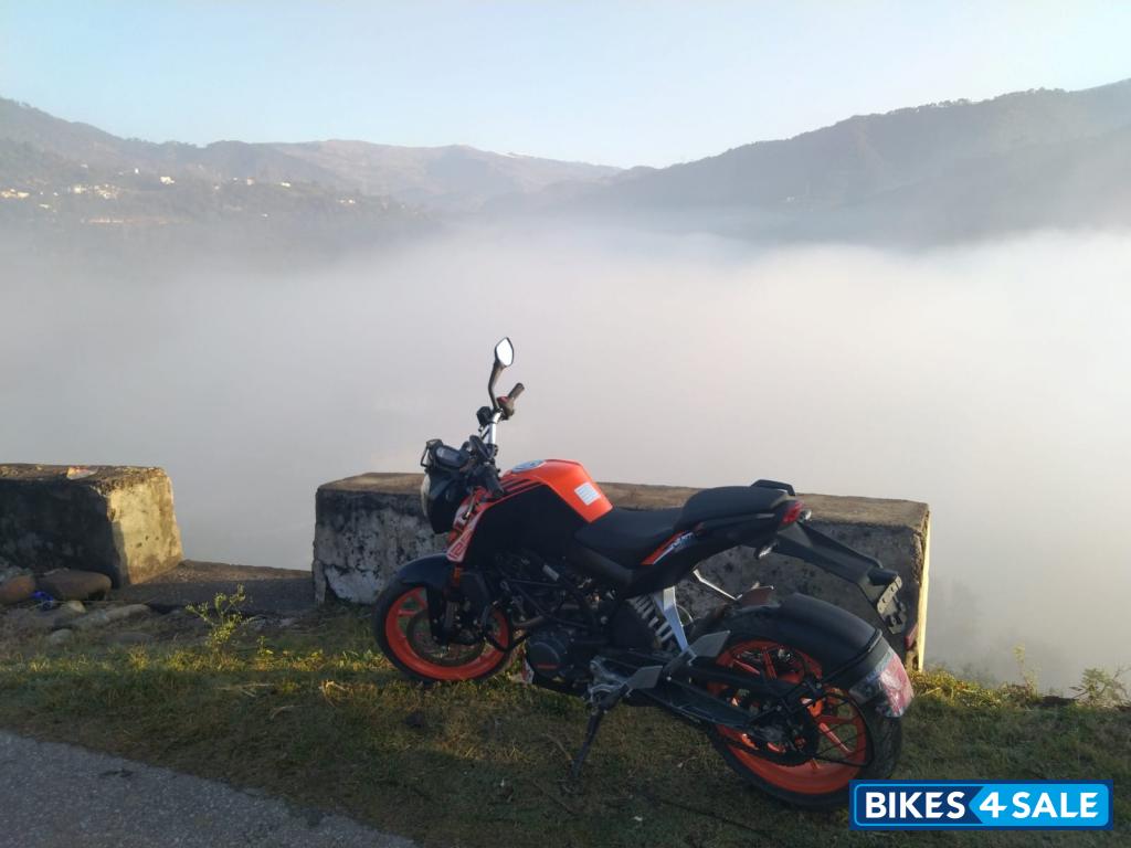 Orange And Black KTM Duke 125