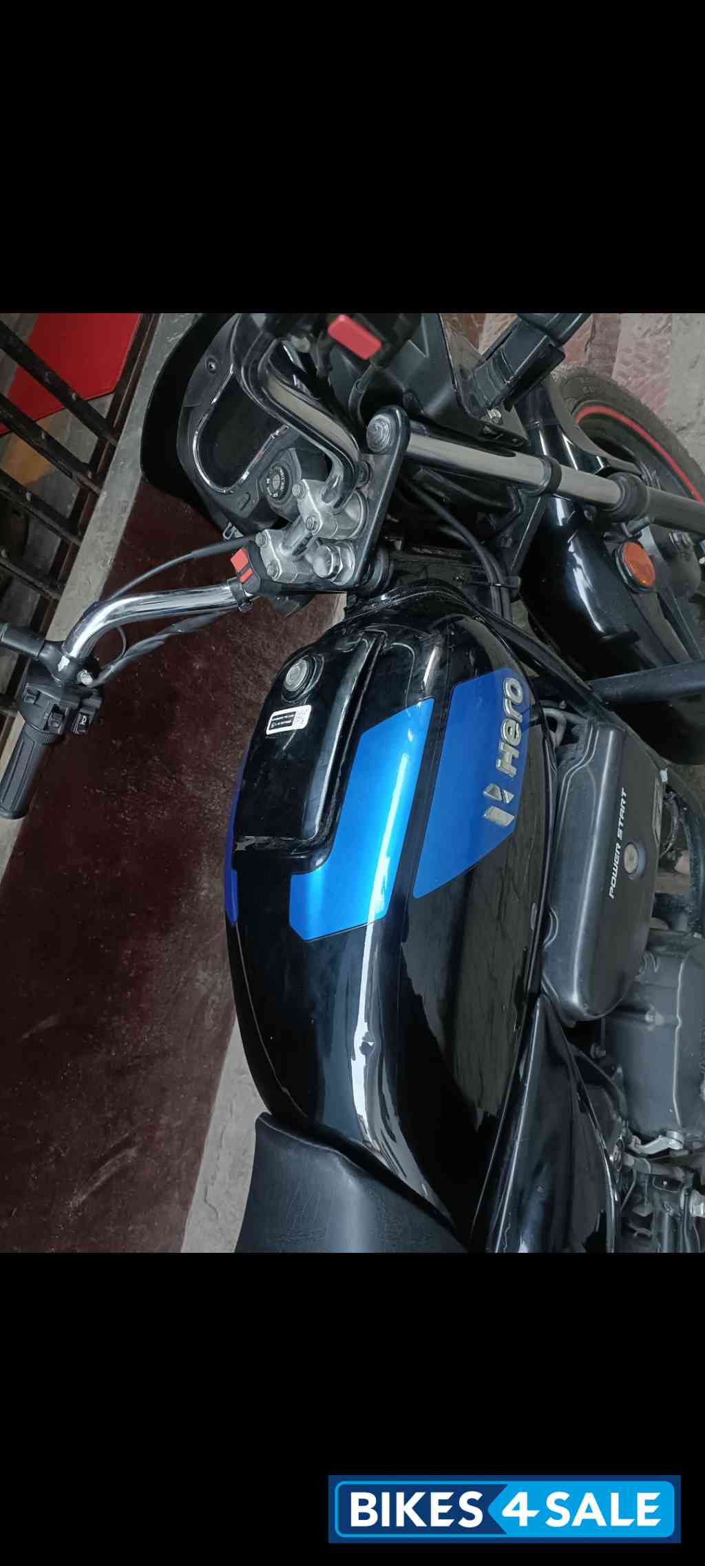 Black Blue Hero Splendor Plus Xtec