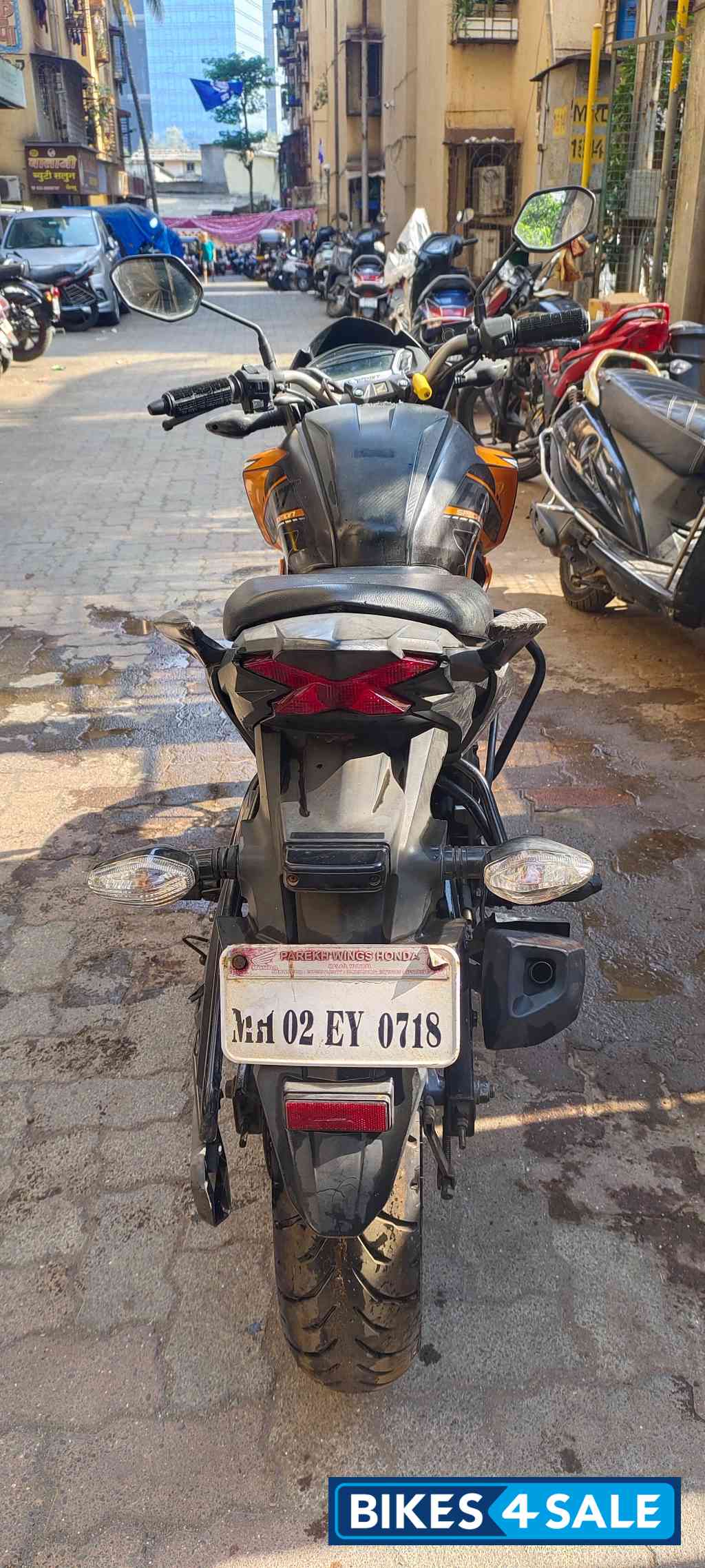 Black And Orange Honda CB Hornet 160R ABS