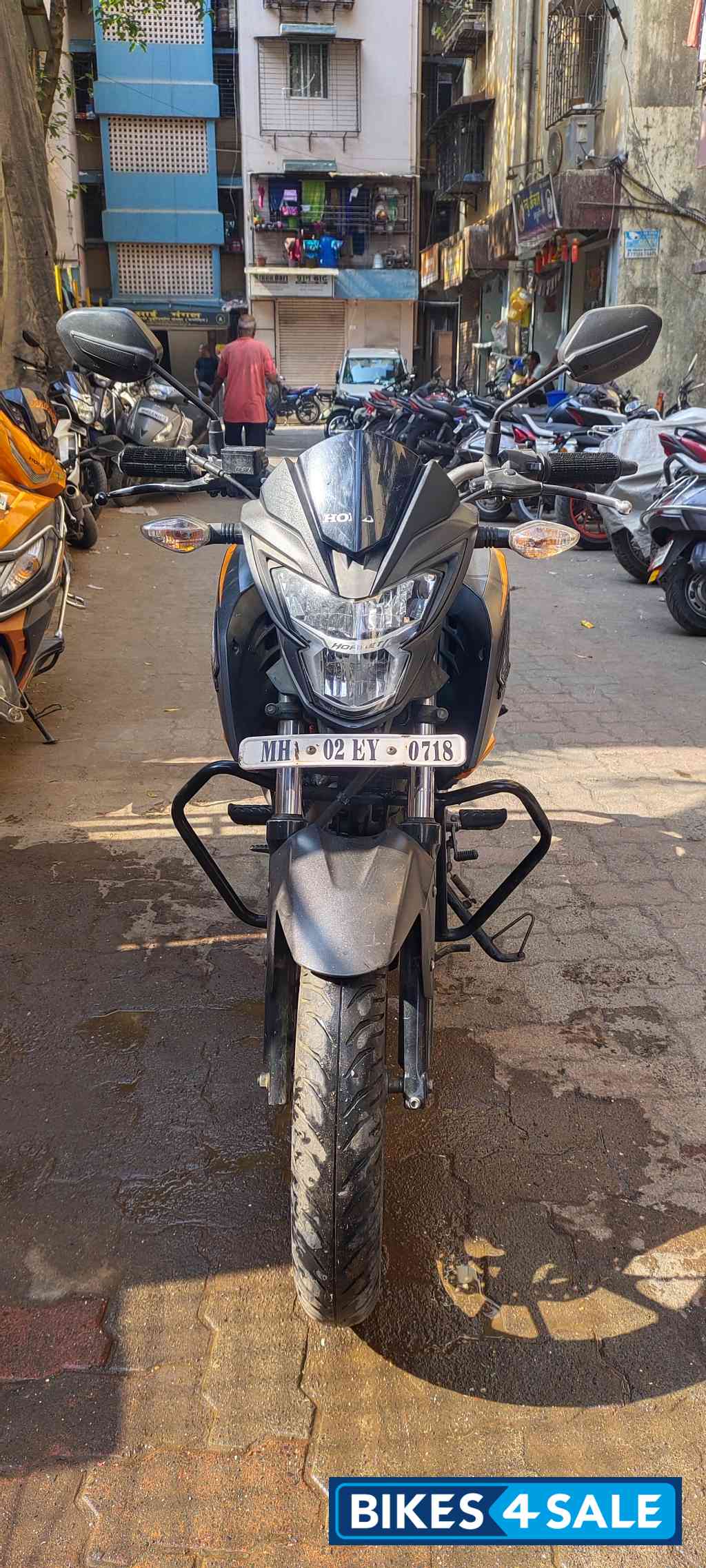 Black And Orange Honda CB Hornet 160R ABS