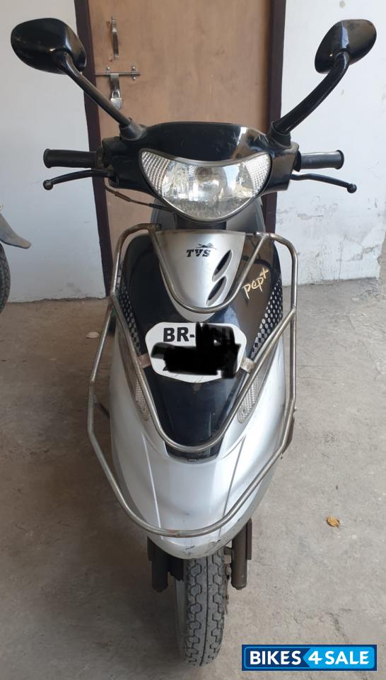 Black-silver(dual Tone) TVS Scooty Pep Plus