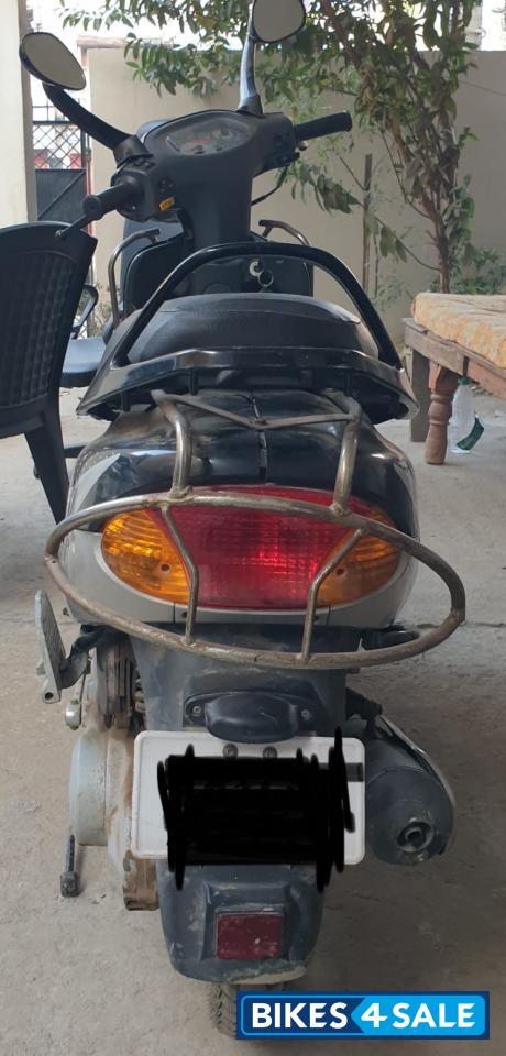 Black-silver(dual Tone) TVS Scooty Pep Plus