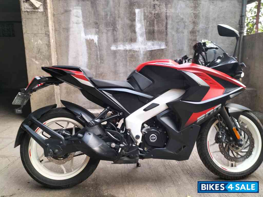 Burnt Red Satin Black Bajaj Pulsar RS 200 ABS