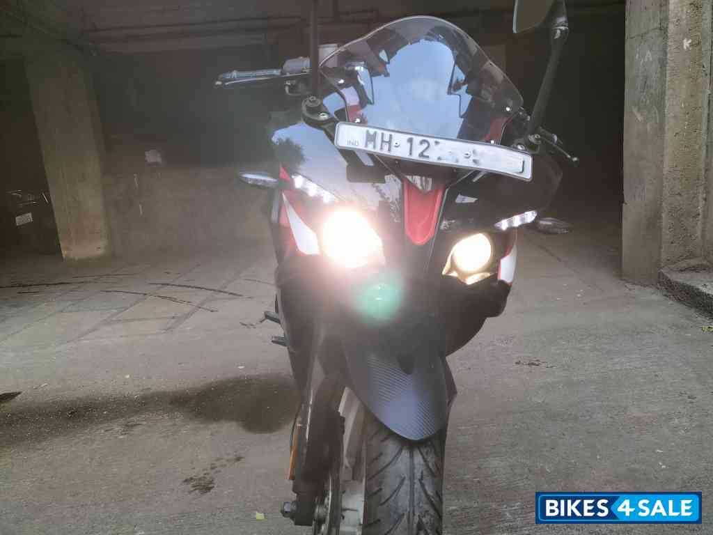 Burnt Red Satin Black Bajaj Pulsar RS 200 ABS