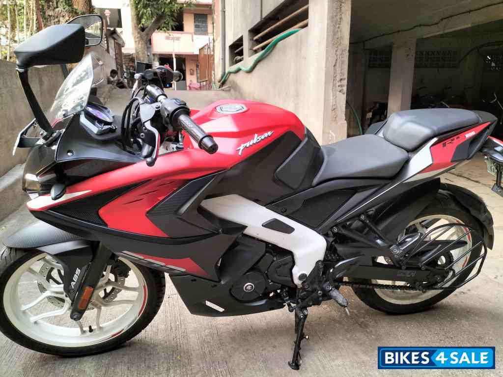 Burnt Red Satin Black Bajaj Pulsar RS 200 ABS