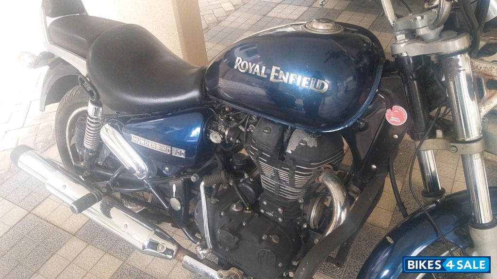 Marine Blue Royal Enfield Thunderbird 500