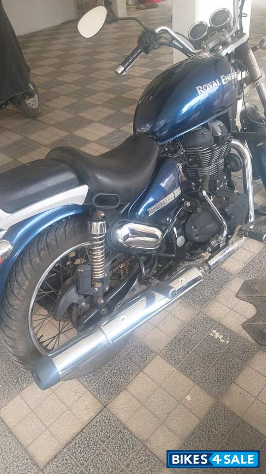 Marine Blue Royal Enfield Thunderbird 500