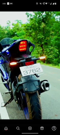 Blue Yamaha R15 V4
