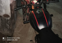 Stealth Black Royal Enfield Classic 350 Dual Channel BS6