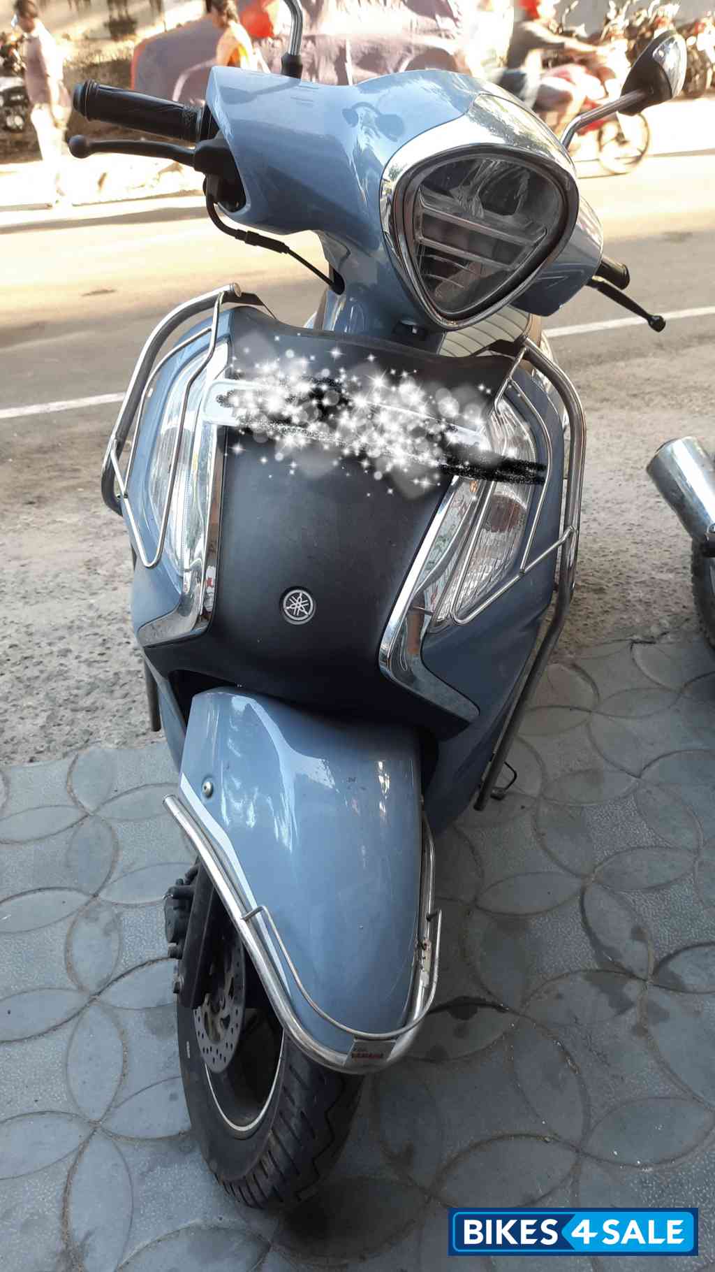 Cool Blue Yamaha Fascino 125 Fi Hybrid