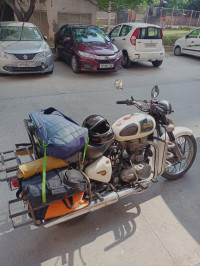 Ash White Royal Enfield Classic 350