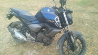 Blue And Black Yamaha FZ-S
