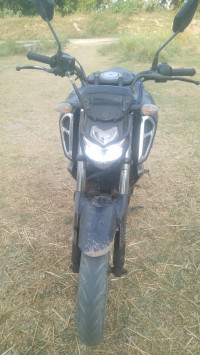 Blue And Black Yamaha FZ-S