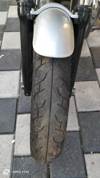 Orange Crash Royal Enfield Interceptor 650 Twin