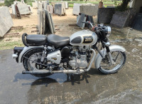 Silver Royal Enfield Classic 350