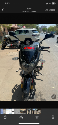 Black Bajaj Pulsar 150