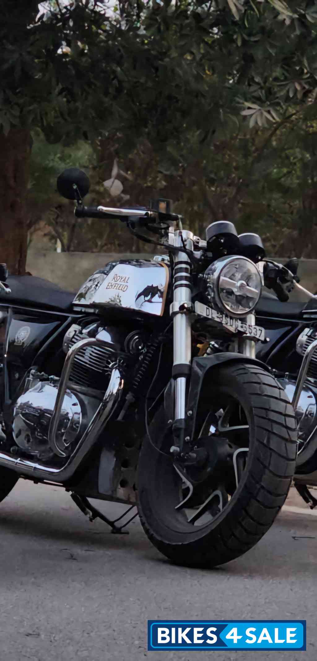 Mr. Clean (chrome) Royal Enfield Continental GT 650 Twin